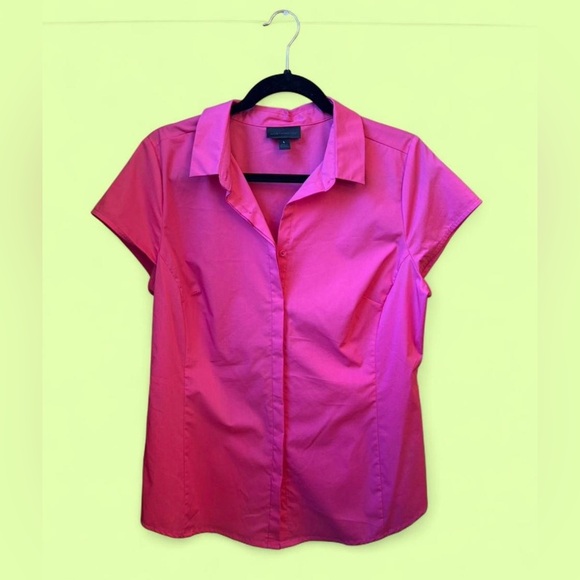Worthington Fuchsia Button-Down Shirt - Picture 2 of 2